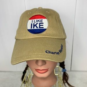 I LIKE IKE Cap Hat Eisenhower Charter Member a true collectors item.
